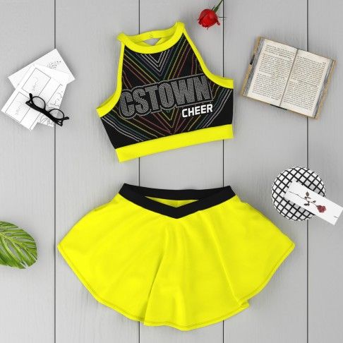 cheerleader practice uniforms storeyellow6