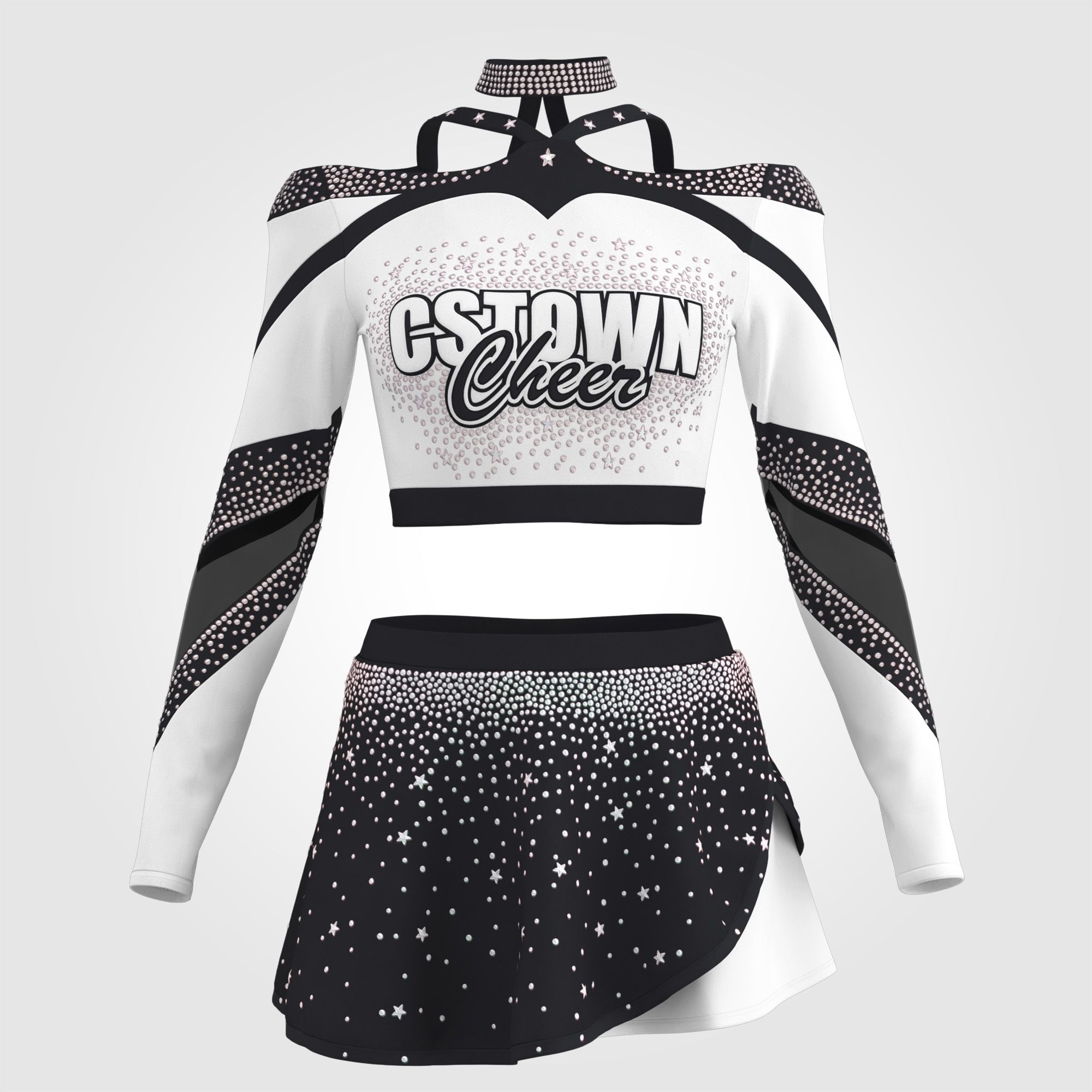 Dawn adult white vintage cheer uniform