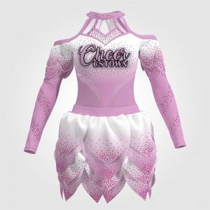 Floral Fusion all star pink cheer outfit