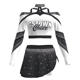 Dawn adult white vintage cheer uniform